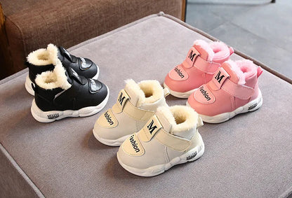New Soft Non-slip Baby Sneakers: Winter Warm First Walkers