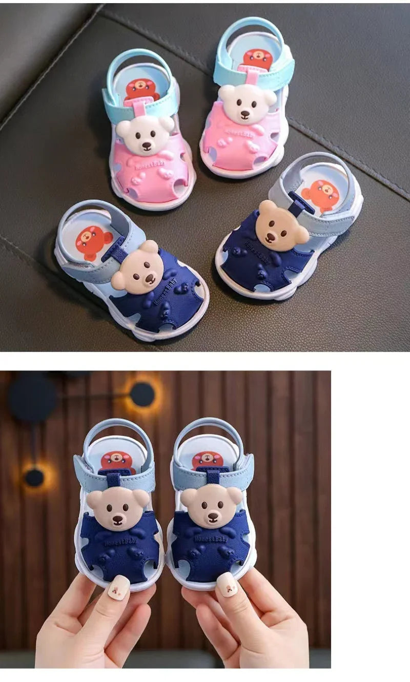 Baby Beach Sandals - Comfortable Cartoon Toddler Sandals