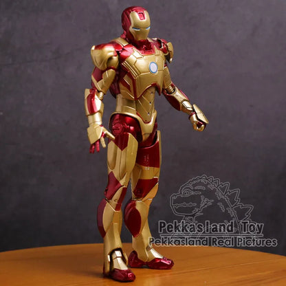 Golden Iron Man PVC Action Figure Model Toy
