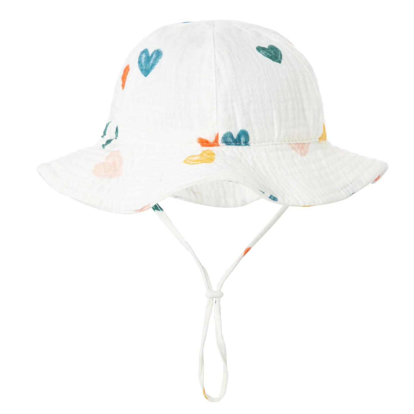 Summer Baby Cotton Bucket Hat: Sunscreen Outdoor Cap