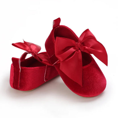 Princess Shoes - Baby Girls' Bow Flat Shoes for First Steps
