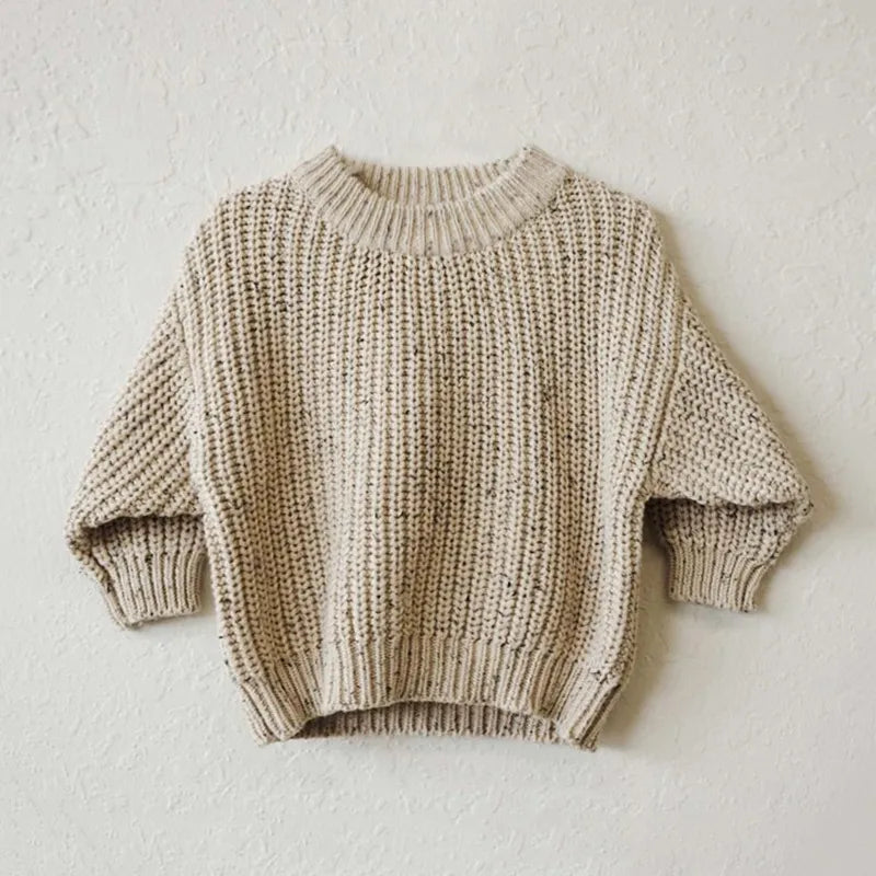 Baby Loose Knitted Sweater - Autumn/Winter Round Neck Pullover