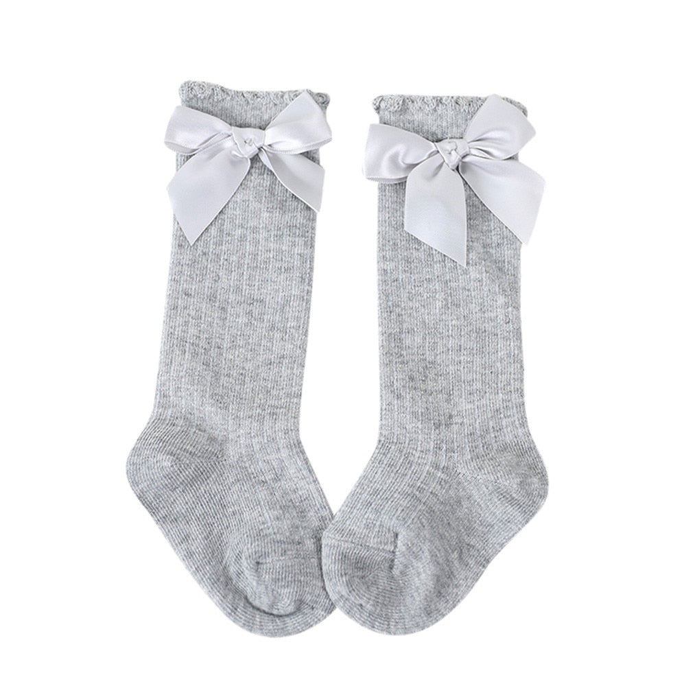 Baby Bowknot Cotton Socks
