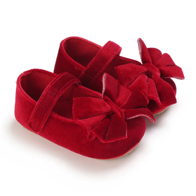 Princess Shoes - Baby Girls' Bow Flat Shoes for First Steps