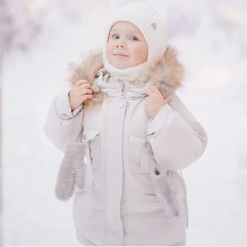 Children's Winter Set: Down Jacket + Jumpsuit