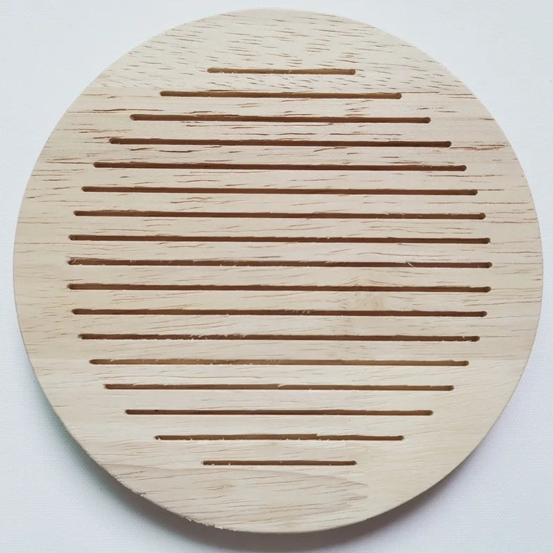 European Style Oak Baby Milestone Board: Round Letter Message Props