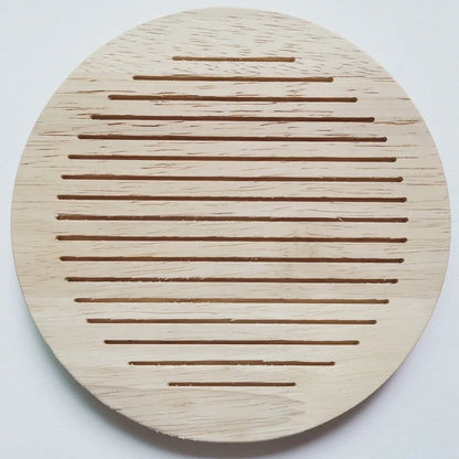 European Style Oak Baby Milestone Board: Round Letter Message Props