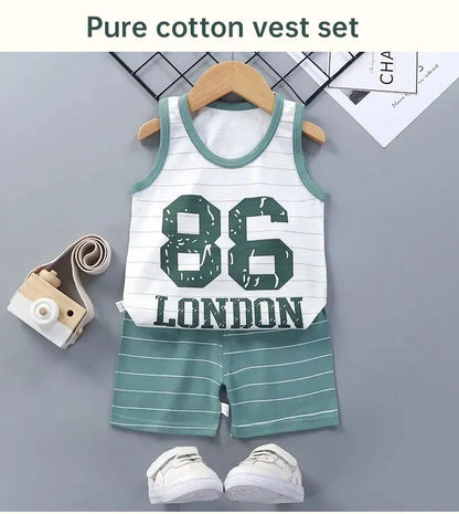 Summer Children's Sports Clothes: Stylish Set