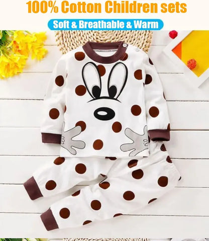 Children's Cartoon Cotton Sets for Autumn/Winter