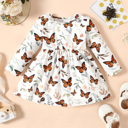 Newborn Baby Girl Ribbed Party Dress