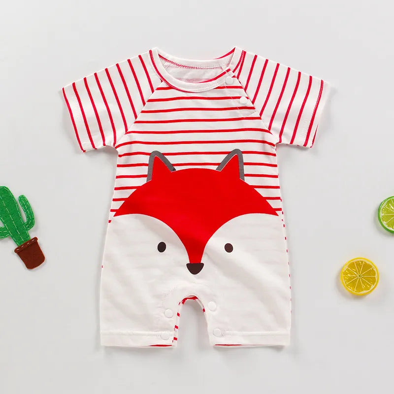 Short-sleeved Jumpsuit for Babies from 3M-24m