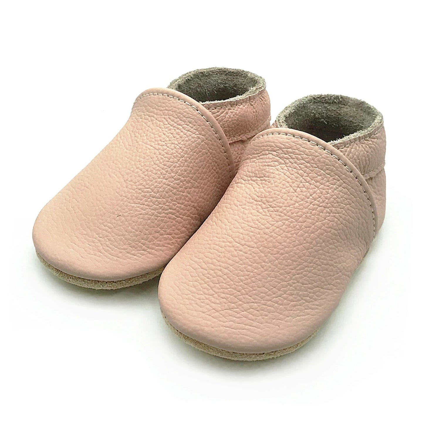 Soft Leather Newborn Booties for Babies