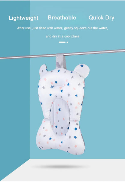 Baby Bath Support Mat - Anti-Slip & Comfortable