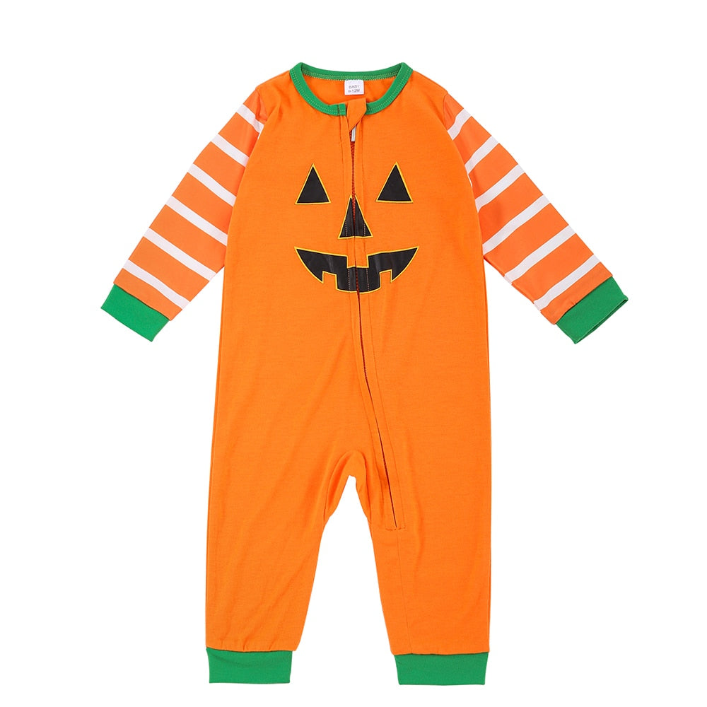 Family Matching Pajamas In Halloween Costumes