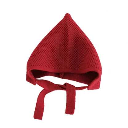 Kids Knit Wool Hat: Warm Solid Color Cap