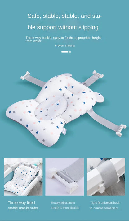 Baby Bath Support Mat - Non-Slip & Comfortable