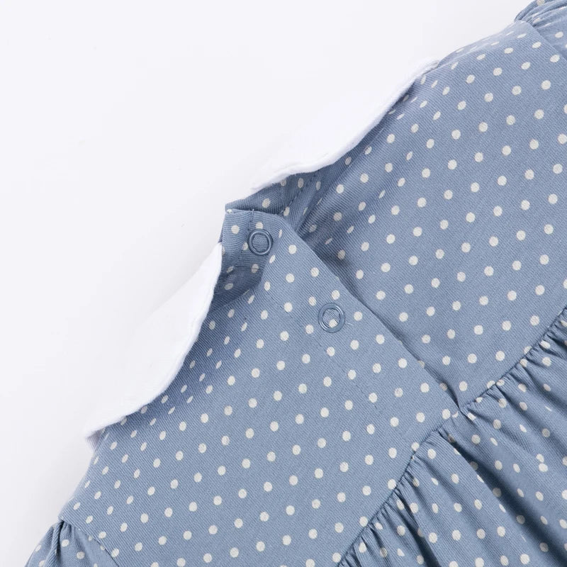 Baby Girls' Cotton Rabbit Applique Clothes: Summer Casual Wear