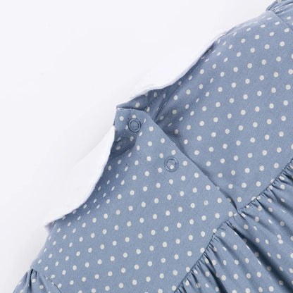 Baby Girls' Cotton Rabbit Applique Clothes: Summer Casual Wear