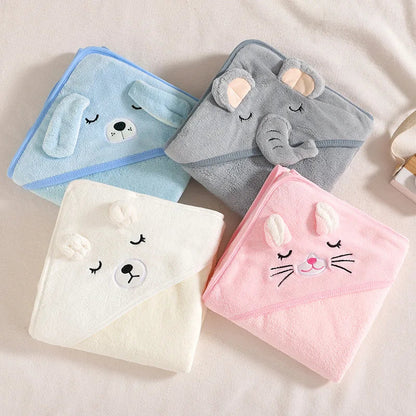 Super Soft Hooded Baby Towels: Cozy Bath Blanket