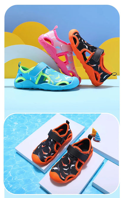 Summer Kids Closed Toe Beach Sandals
