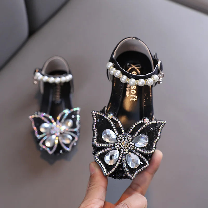Lace Bow Princess Shoes - Girls' Party Wedding Shoes
