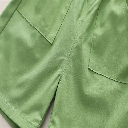 Summer Casual Dinosaur Baby Boy Outfit Set
