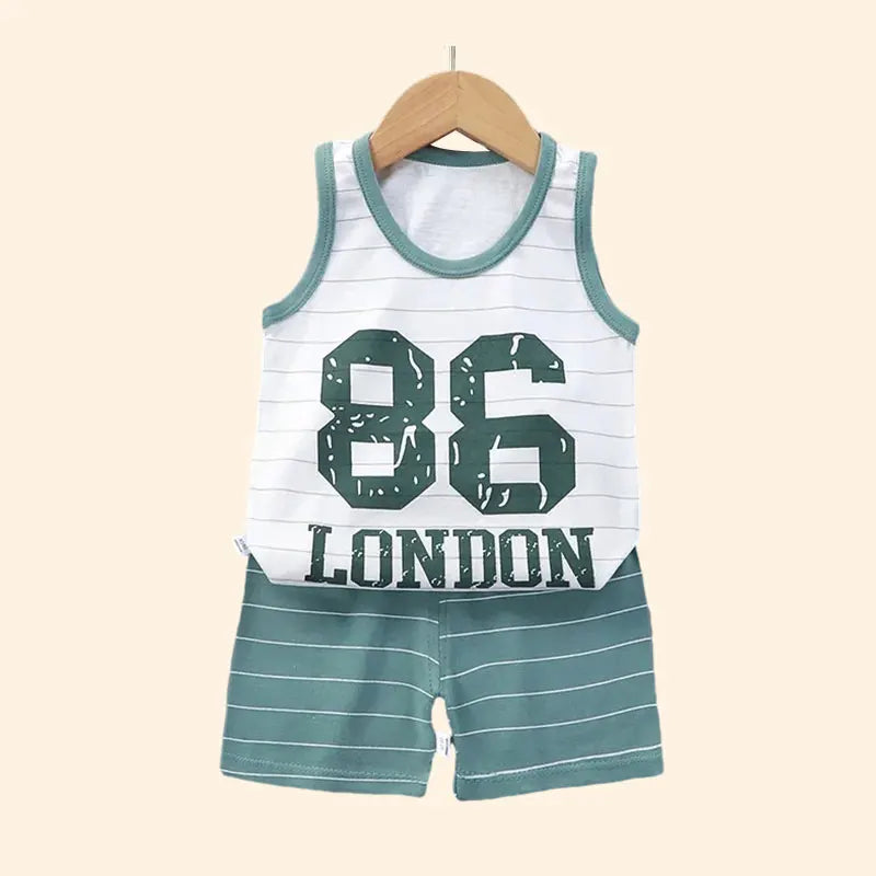 Summer Children's Sports Clothes: Stylish Set