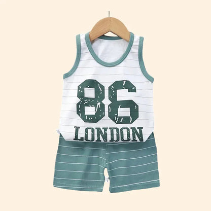 Summer Children's Sports Clothes: Stylish Set