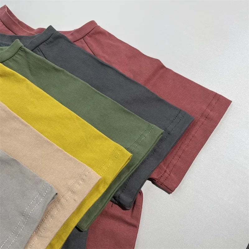 Summer Kids T-shirts: Casual Cotton Tops