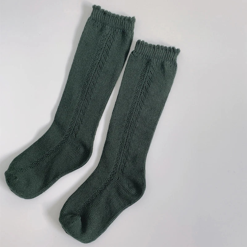 Cotton Knee-High Socks: Breathable & Stylish
