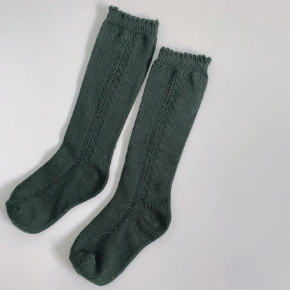 Cotton Knee-High Socks: Breathable & Stylish