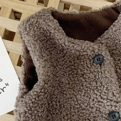 Baby Lamb Wool Vest - Autumn/Winter Warmth