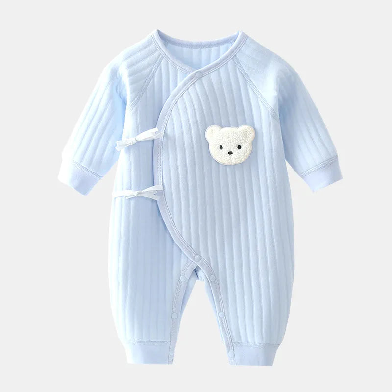 Cotton Newborn Onesie for 0-6M Babies
