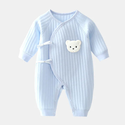 Cotton Newborn Onesie for 0-6M Babies
