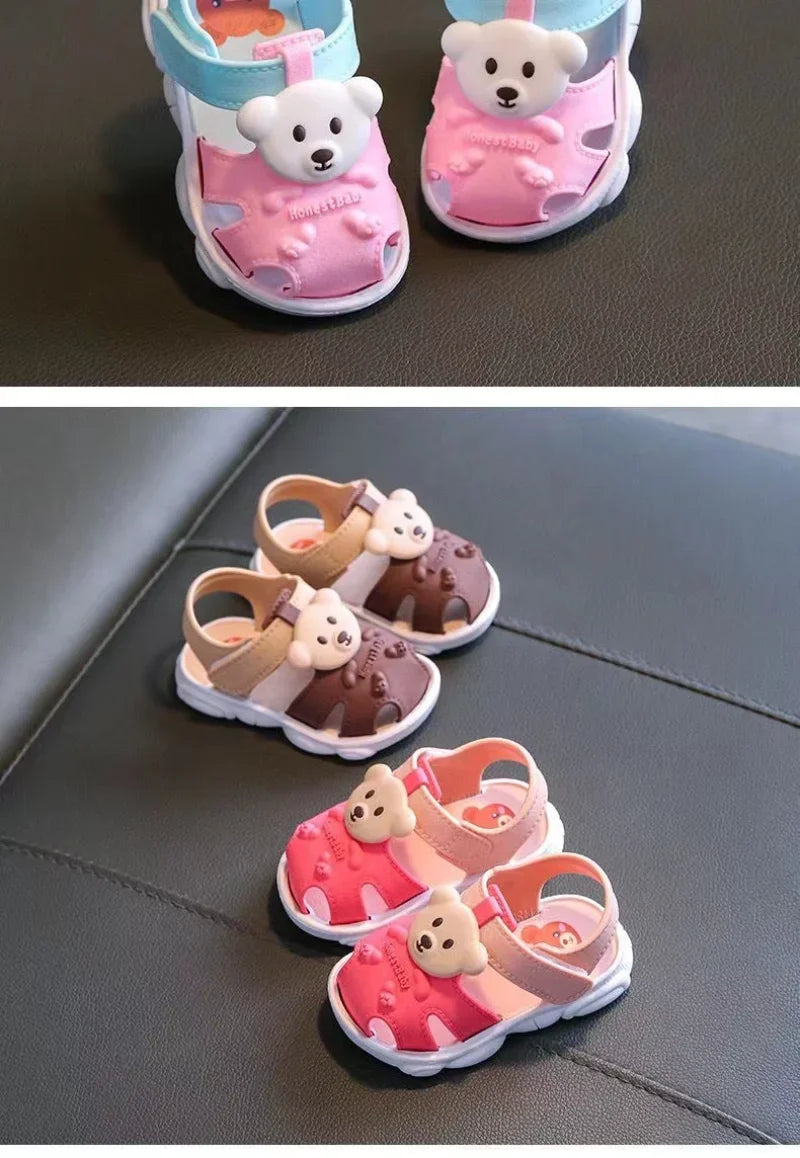 Baby Beach Sandals - Comfortable Cartoon Toddler Sandals