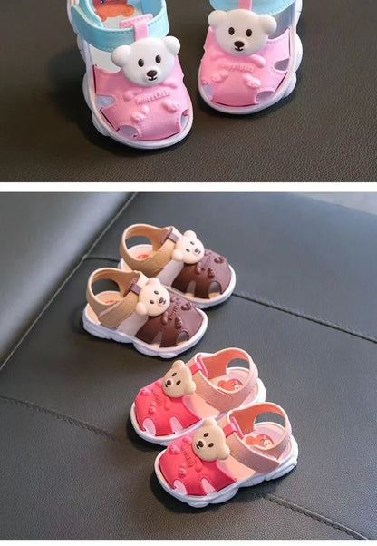 Baby Beach Sandals - Comfortable Cartoon Toddler Sandals