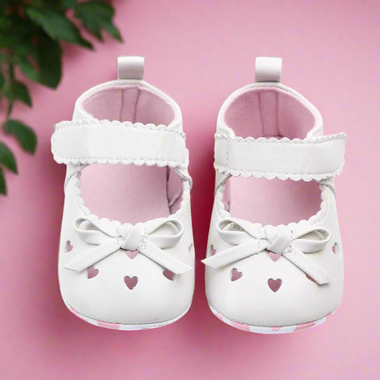 Infant Girls' Soft Sole Princess Shoes with Cute Bows
