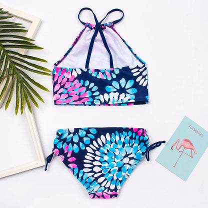 Colorful Kids Bikini Set - Summer Swimwear