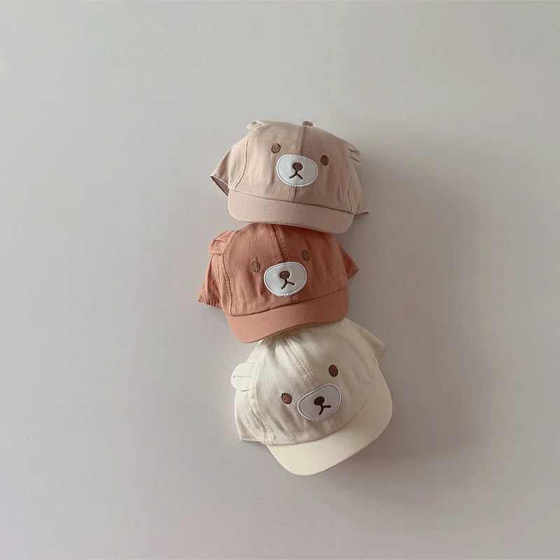 Cute Bear Ears Baby Baseball Cap: Stylish Comfort for Little Ones!