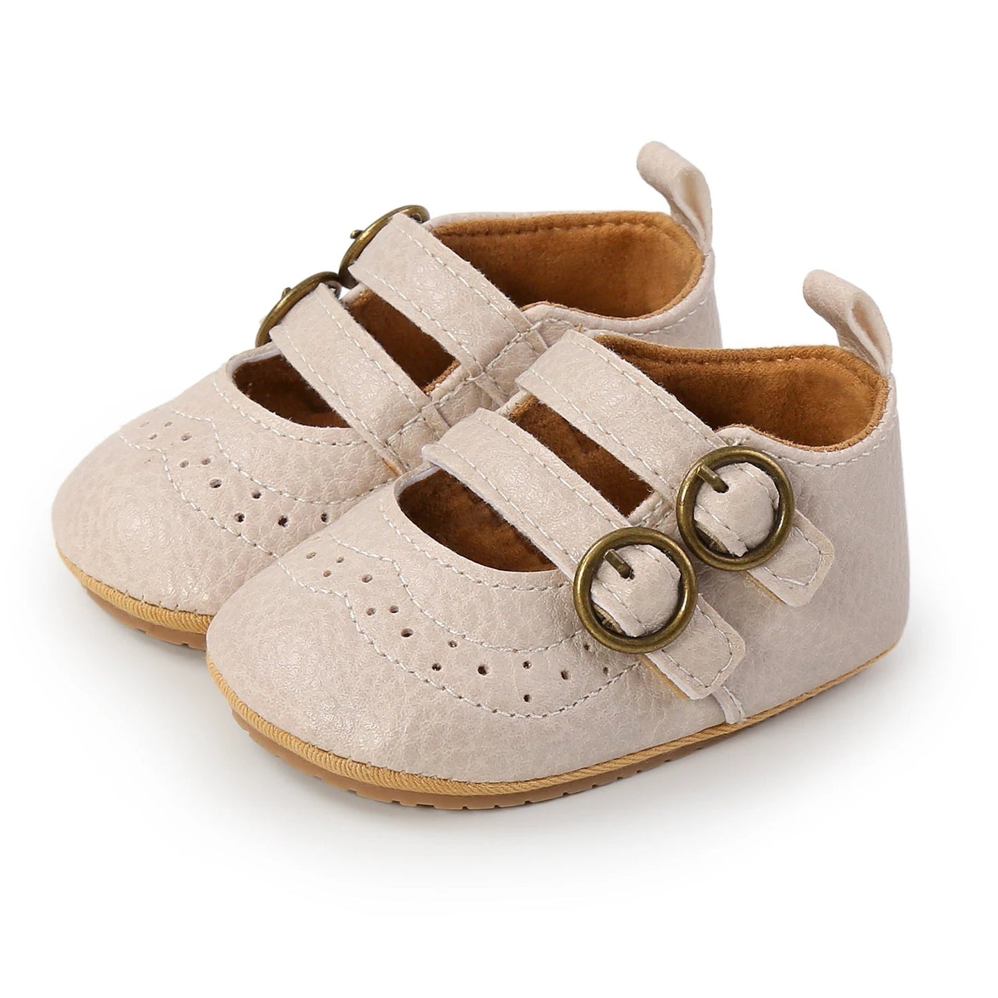 New Retro Leather Baby Shoes - Multicolor Toddler Moccasins