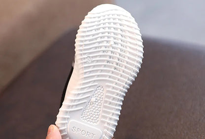 Kids Mesh Sneakers - Breathable, Anti-Slip, Soft Soled Shoes