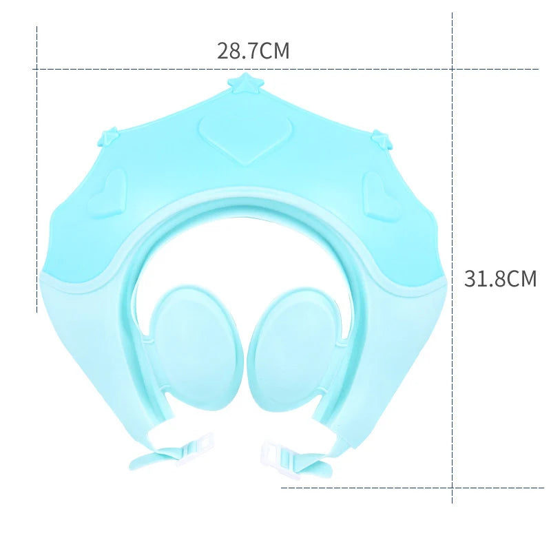 Baby Soft Cap Ear Protection Hat for Shower