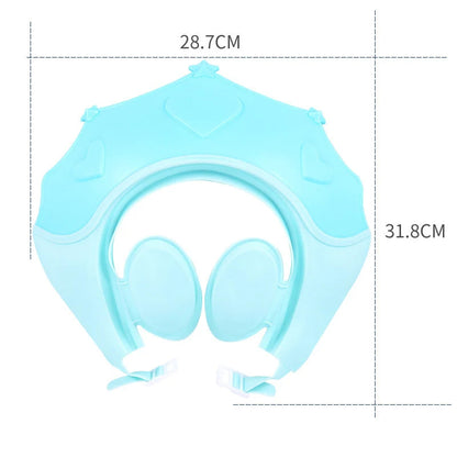 Baby Soft Cap Ear Protection Hat for Shower