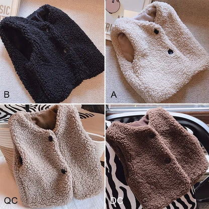 Baby Lamb Wool Vest - Autumn/Winter Warmth