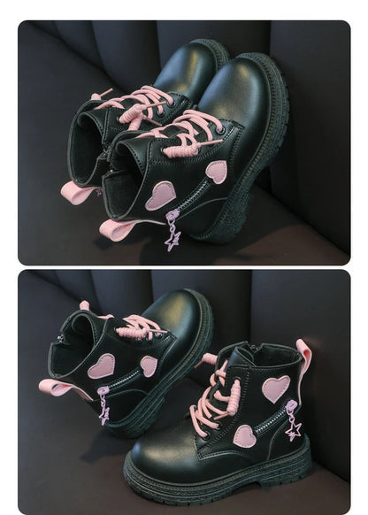 Chic Pink Rubber Boots for Fashionable Little Princesses
