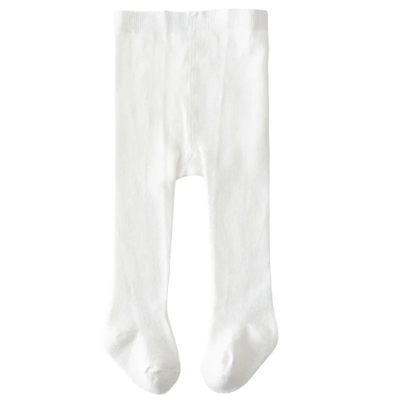 Baby Girls Slim Fit Pantyhose - Stylish Elastic Waist Stockings