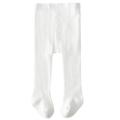 Baby Girls Slim Fit Pantyhose - Stylish Elastic Waist Stockings