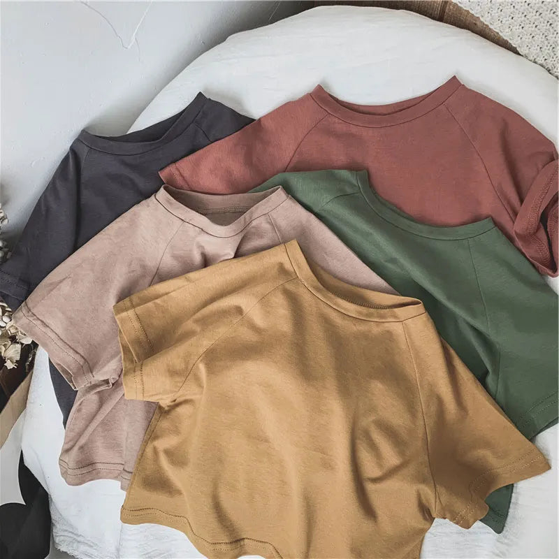 Summer Kids T-shirts: Casual Cotton Tops