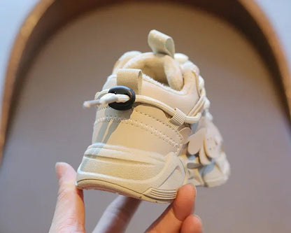 Kids Plush Sneakers: Waterproof and Comfortable Sports Shoes
