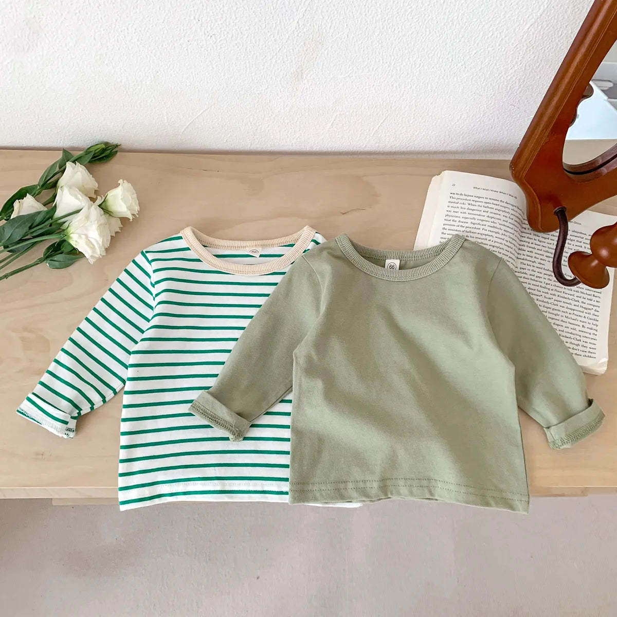 Striped T-shirts Or Plain T-shirts For Children